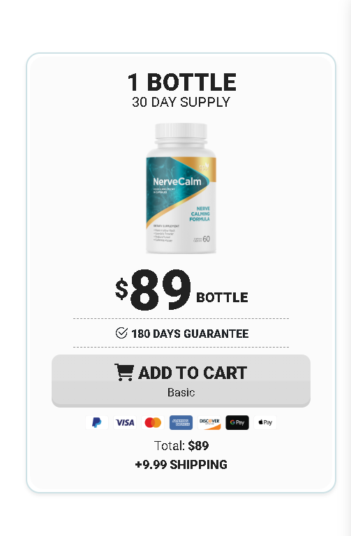 Nerve Calm is a natural nerve support formula designed to help reduce burning, tingling, and numbness by restoring the nutrients your nerves need.