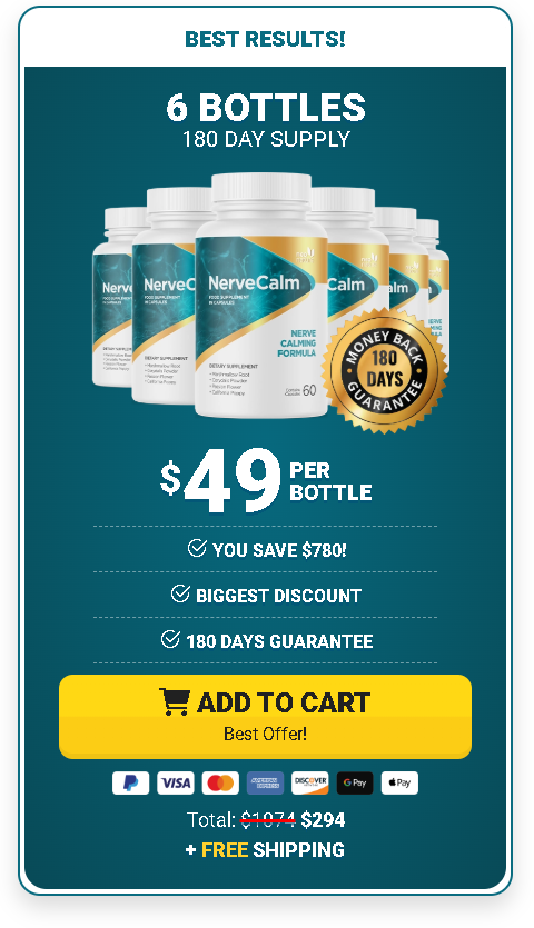 Nerve Calm is a natural nerve support formula designed to help reduce burning, tingling, and numbness by restoring the nutrients your nerves need.
