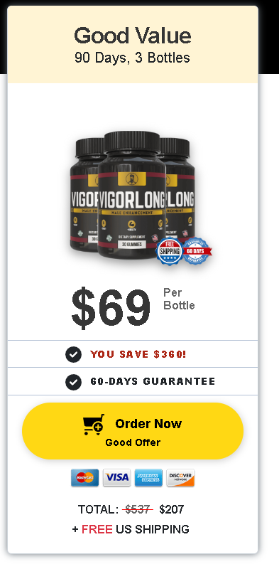 VigorLong – Natural Testosterone Booster for Peak Male Performance